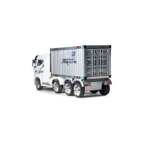 12V White Battery-Powered Electric Trailer